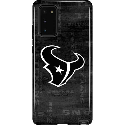 NFL Houston Texans Black & White Galaxy Note20 5G Pro Case
