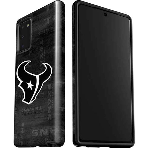 NFL Houston Texans Black & White Galaxy Note20 5G Pro Case