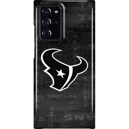 NFL Houston Texans Black & White Galaxy Note20 Ultra 5G Lite Case