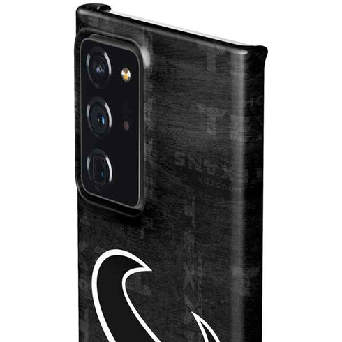 NFL Houston Texans Black & White Galaxy Note20 Ultra 5G Lite Case