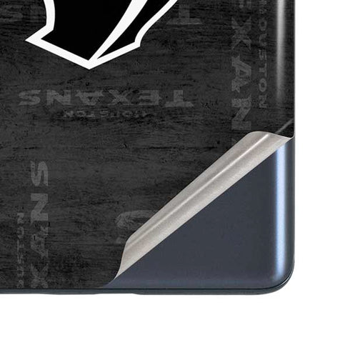 NFL Houston Texans Black & White Galaxy S20 Fan Edition Skin