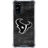 NFL Houston Texans Black & White Galaxy S20 FE Clear Case