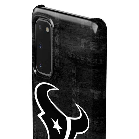 NFL Houston Texans Black & White Galaxy S20 Lite Case