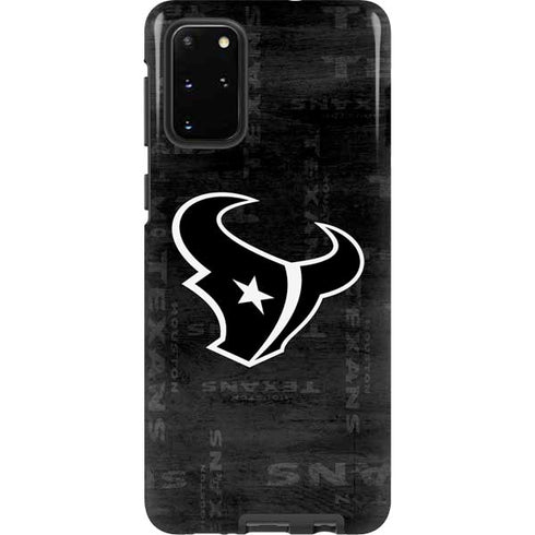 NFL Houston Texans Black & White Galaxy S20 Plus Pro Case