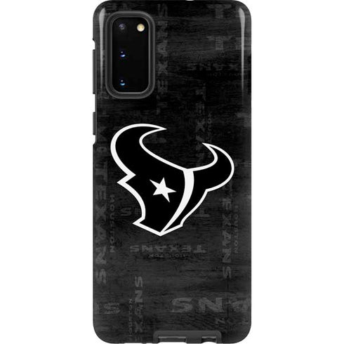 NFL Houston Texans Black & White Galaxy S20 Pro Case