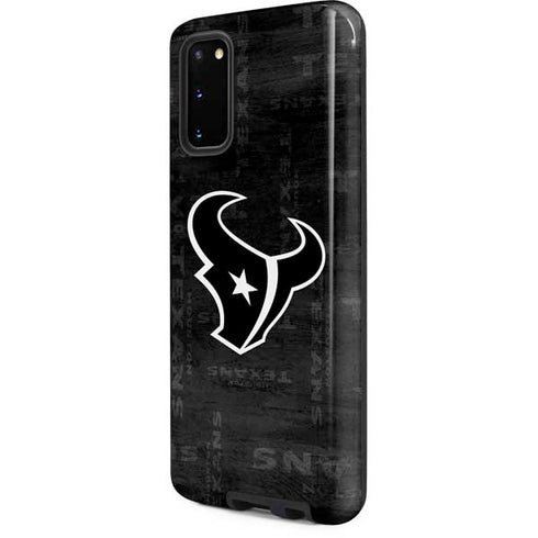 NFL Houston Texans Black & White Galaxy S20 Pro Case