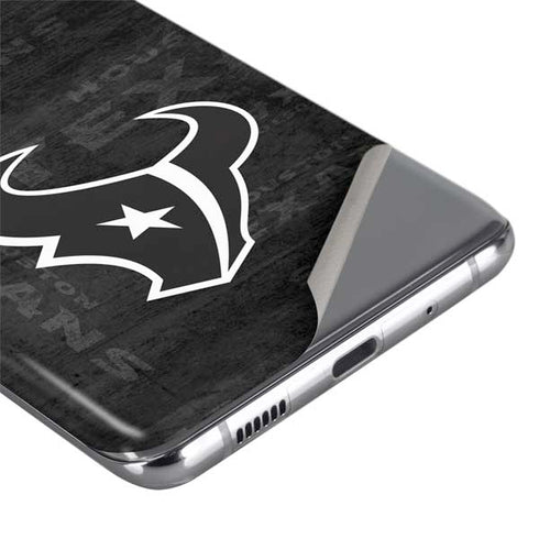 NFL Houston Texans Black & White Galaxy S20 Ultra 5G Skin