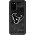 NFL Houston Texans Black & White Galaxy S20 Waterproof Case