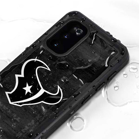 NFL Houston Texans Black & White Galaxy S20 Waterproof Case