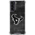 NFL Houston Texans Black & White Galaxy S21 5G Clear Case