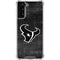 NFL Houston Texans Black & White Galaxy S21 FE Clear Case