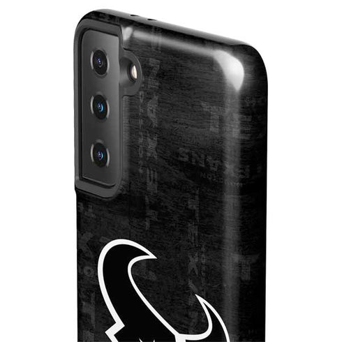 NFL Houston Texans Black & White Galaxy S21 Plus 5G Pro Case