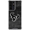 NFL Houston Texans Black & White Galaxy S21 Ultra 5G Clear Case