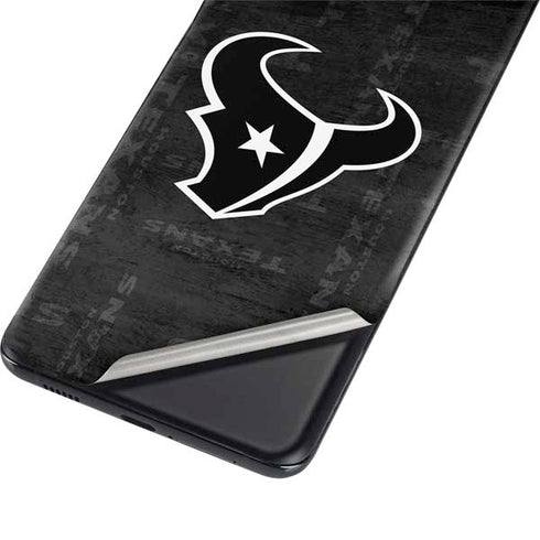 NFL Houston Texans Black & White Galaxy S21 Ultra 5G Skin