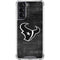 NFL Houston Texans Black & White Galaxy S22 Clear Case