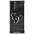 NFL Houston Texans Black & White Galaxy S22 Clear Case