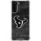 NFL Houston Texans Black & White Galaxy S22 Plus Clear Case