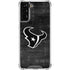 NFL Houston Texans Black & White Galaxy S22 Plus Clear Case