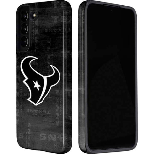 NFL Houston Texans Black & White Galaxy S22 Plus Pro Case