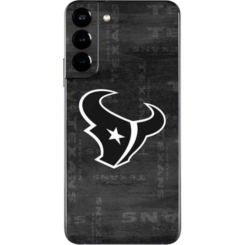 NFL Houston Texans Black & White Galaxy S22 Plus Skin