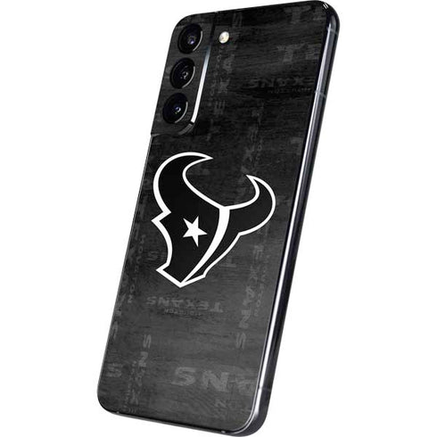 NFL Houston Texans Black & White Galaxy S22 Plus Skin