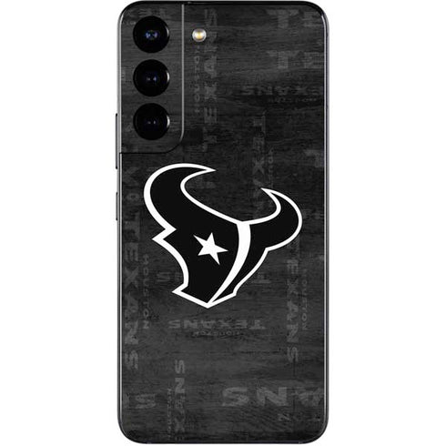 NFL Houston Texans Black & White Galaxy S22 Skin