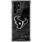 NFL Houston Texans Black & White Galaxy S22 Ultra Clear Case