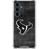 NFL Houston Texans Black & White Galaxy S23 FE Clear Case
