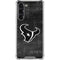 NFL Houston Texans Black & White Galaxy S23 Plus Clear Case