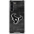 NFL Houston Texans Black & White Galaxy S23 Plus Clear Case