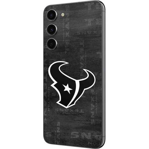 NFL Houston Texans Black & White Galaxy S23 Plus Skin