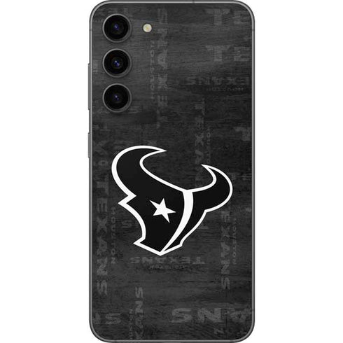 NFL Houston Texans Black & White Galaxy S23 Plus Skin