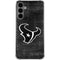 NFL Houston Texans Black & White Galaxy S24 Plus Clear Case