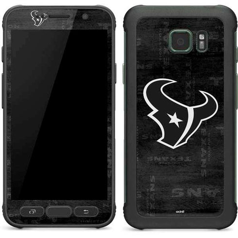 NFL Houston Texans Black & White Galaxy S7 Active Skin