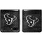 NFL Houston Texans Black & White Galaxy Z Flip Skin
