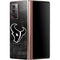 NFL Houston Texans Black & White Galaxy Z Fold2 5G Skin
