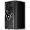 NFL Houston Texans Black & White Galaxy Z Fold4 5G Clear Case