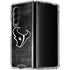NFL Houston Texans Black & White Galaxy Z Fold4 5G Clear Case