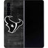 NFL Houston Texans Black & White Galaxy Z Fold4 5G Skin