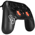 NFL Houston Texans Black & White Google Stadia Controller Skin