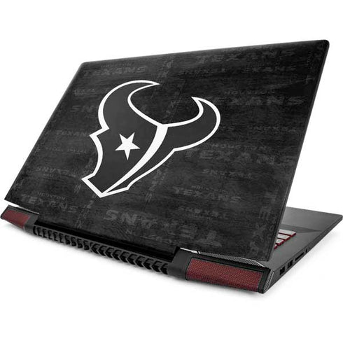 NFL Houston Texans Black & White Lenovo IdeaPad Skin