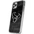 NFL Houston Texans Black & White iPhone 11 Pro Clear Case