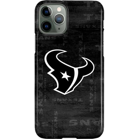 NFL Houston Texans Black & White iPhone 11 Pro Lite Case