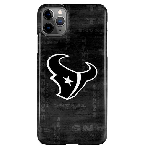 NFL Houston Texans Black & White iPhone 11 Pro Max Lite Case
