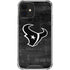 NFL Houston Texans Black & White iPhone 12 Clear Case