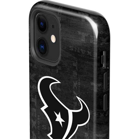 NFL Houston Texans Black & White iPhone 12 Impact Case