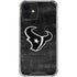 NFL Houston Texans Black & White iPhone 12 Mini Clear Case