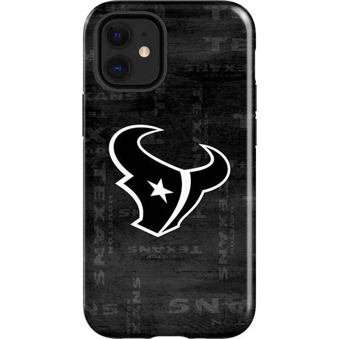 NFL Houston Texans Black & White iPhone 12 Mini Impact Case