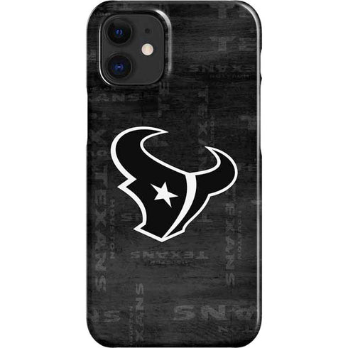 NFL Houston Texans Black & White iPhone 12 Mini Lite Case
