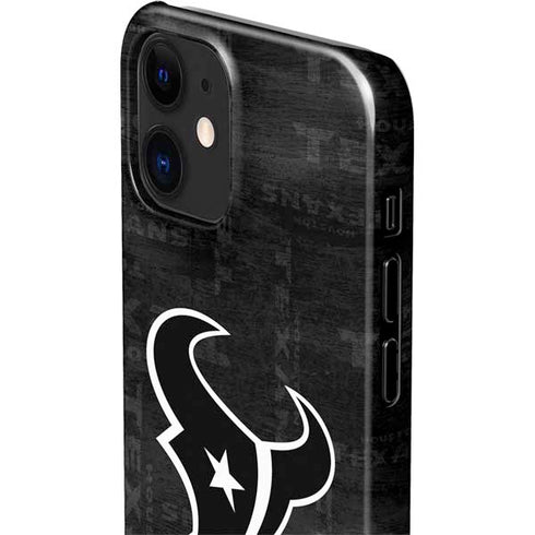 NFL Houston Texans Black & White iPhone 12 Mini Lite Case